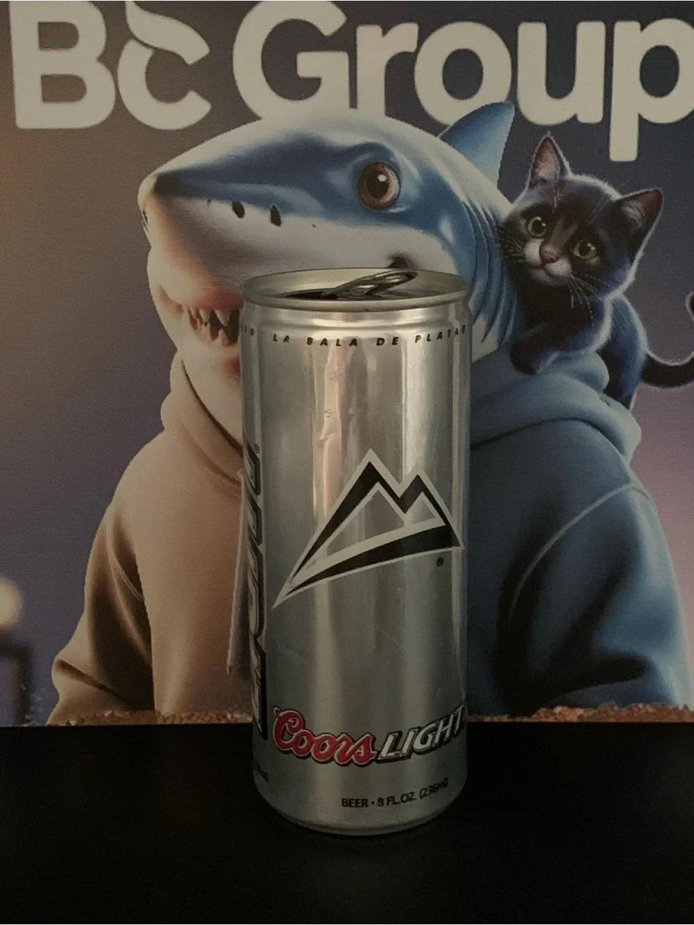 Vintage Beer Can Coors Light The Silver Bullet 8Oz Can Tab Empty Aluminum